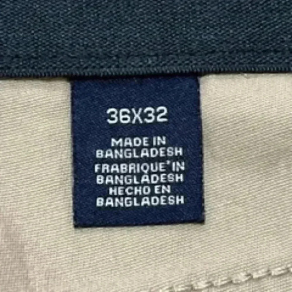 NEW Ralph Lauren Chaps Men's Size‎ 36 Beige Khaki Pants flat front NWT - Picture 12 of 12